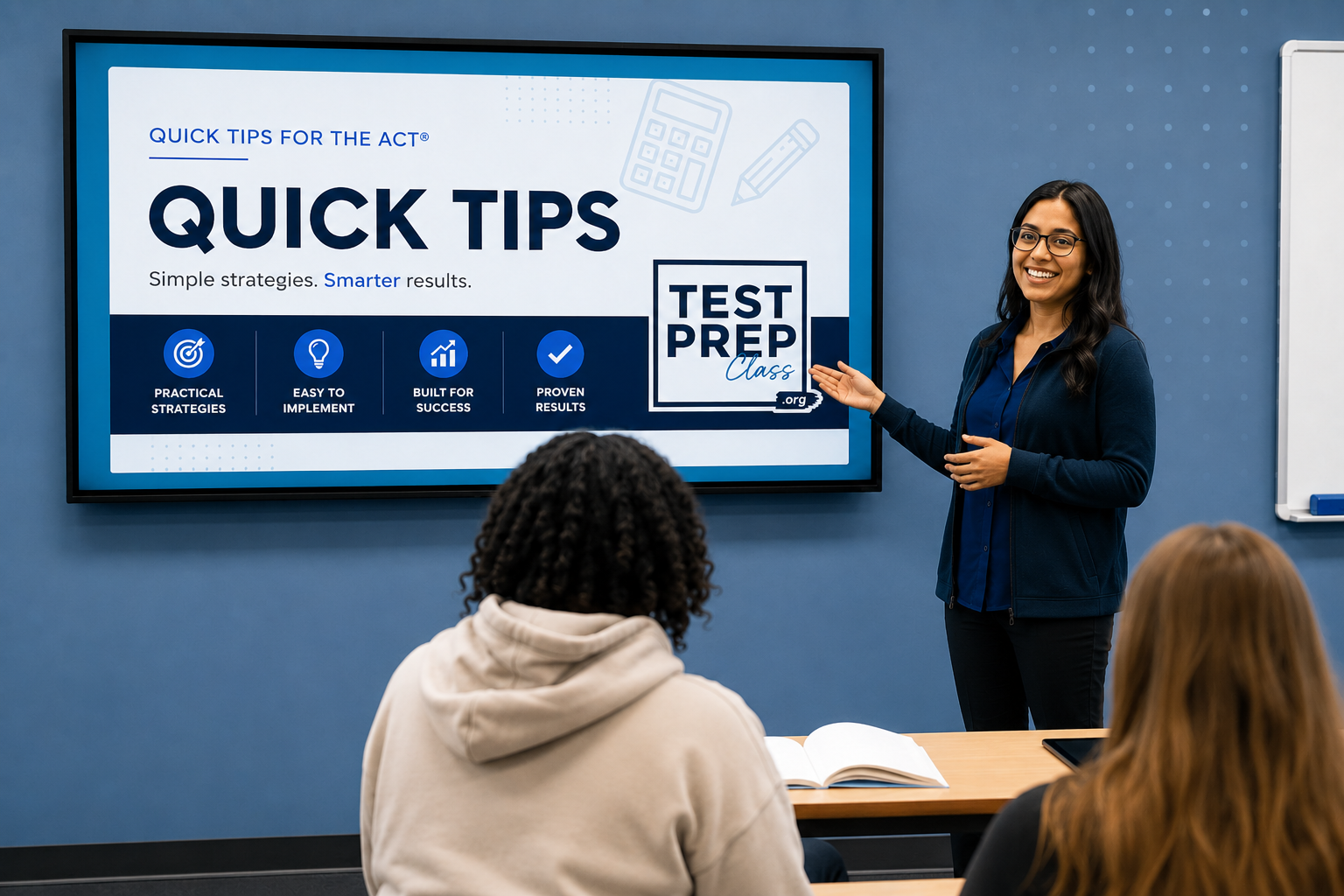 Test Prep Class teacher leading ACT professional development